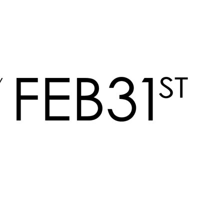 Logo Feb 31st die individuelle Holzbrille